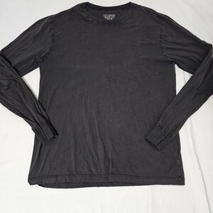 Civilianaire Gene Montesano Long Sleeve T-Shirt Men’s Large Black 100% Cotton US
